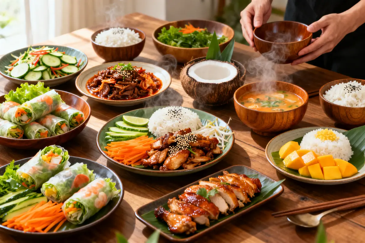 Aziatische Paasrecepten: chef onthult buffetideeën met verrassende smaakcombinaties