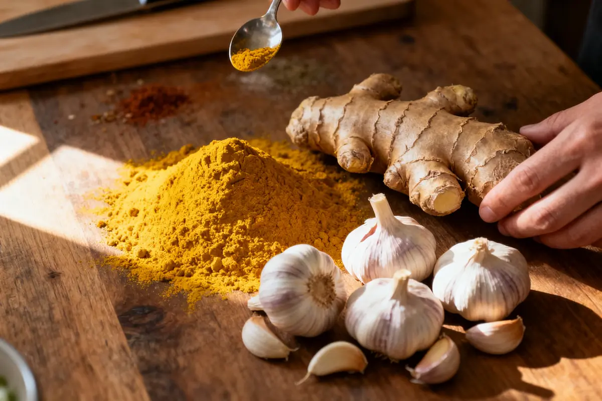 Kerrie, gember en knoflook: drie krachtige smaakmakers die elk gerecht verbeteren