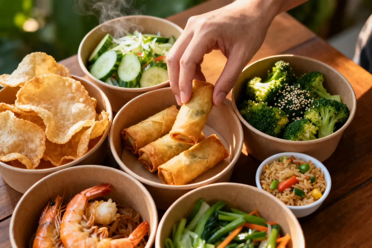 De lekkerste bijgerechten bij Chinees-Indisch afhalen